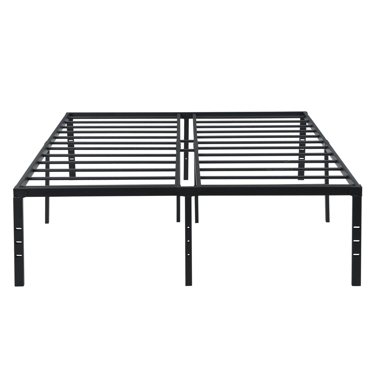 Base de Cama Full de 15.9 Pulgadas, Plataforma de Metal Resistente, Fácil de Montar, Negro