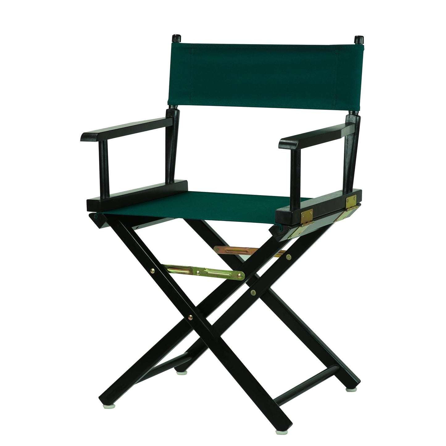 "18" Director's Chair Black Frame-Hunter Green Canvas"