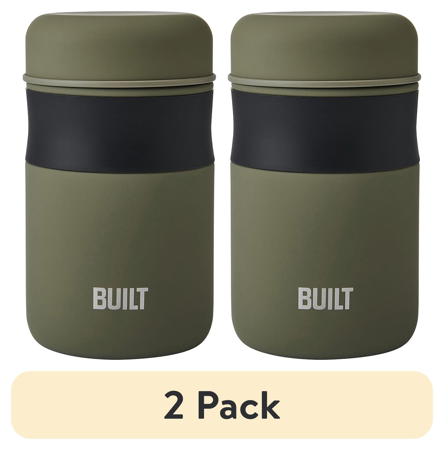 BUILT 16 oz Double-Wall Vacuum Insulated Food Jar, Sage Green