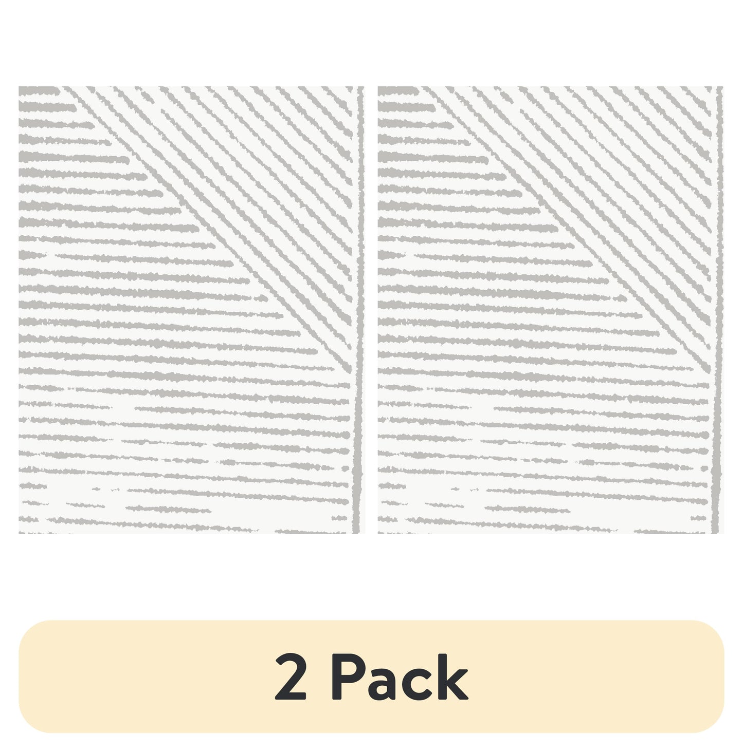 (2 pack) Better Homes & Gardens Papel Tapiz Autoadhesivo Gris Posey 30.75 Sq. ft, 1 Unidad