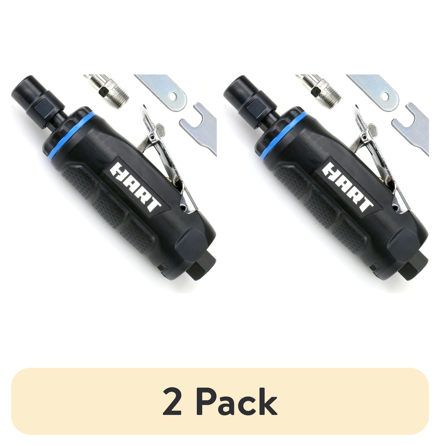 HART Air Die Grinder, Safety Trigger, Aluminum Housing with Cushioned Grip, New