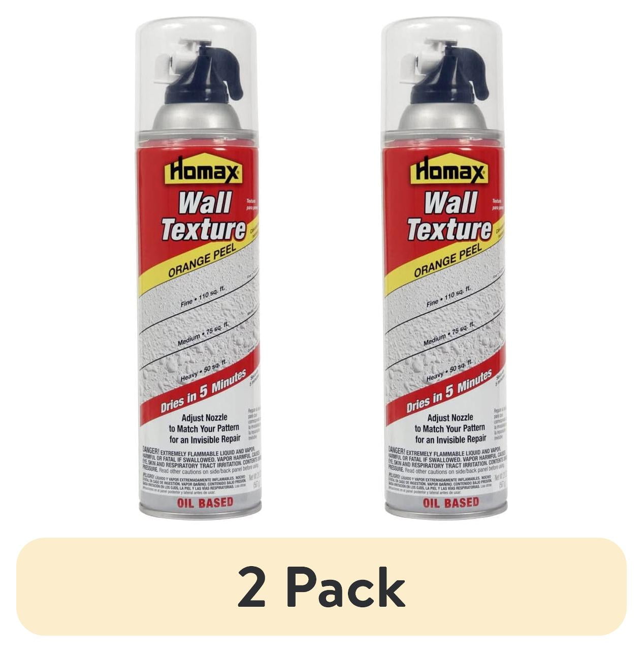 Homax Aerosol Wall Texture, Oil-Based Orange Peel, 20oz