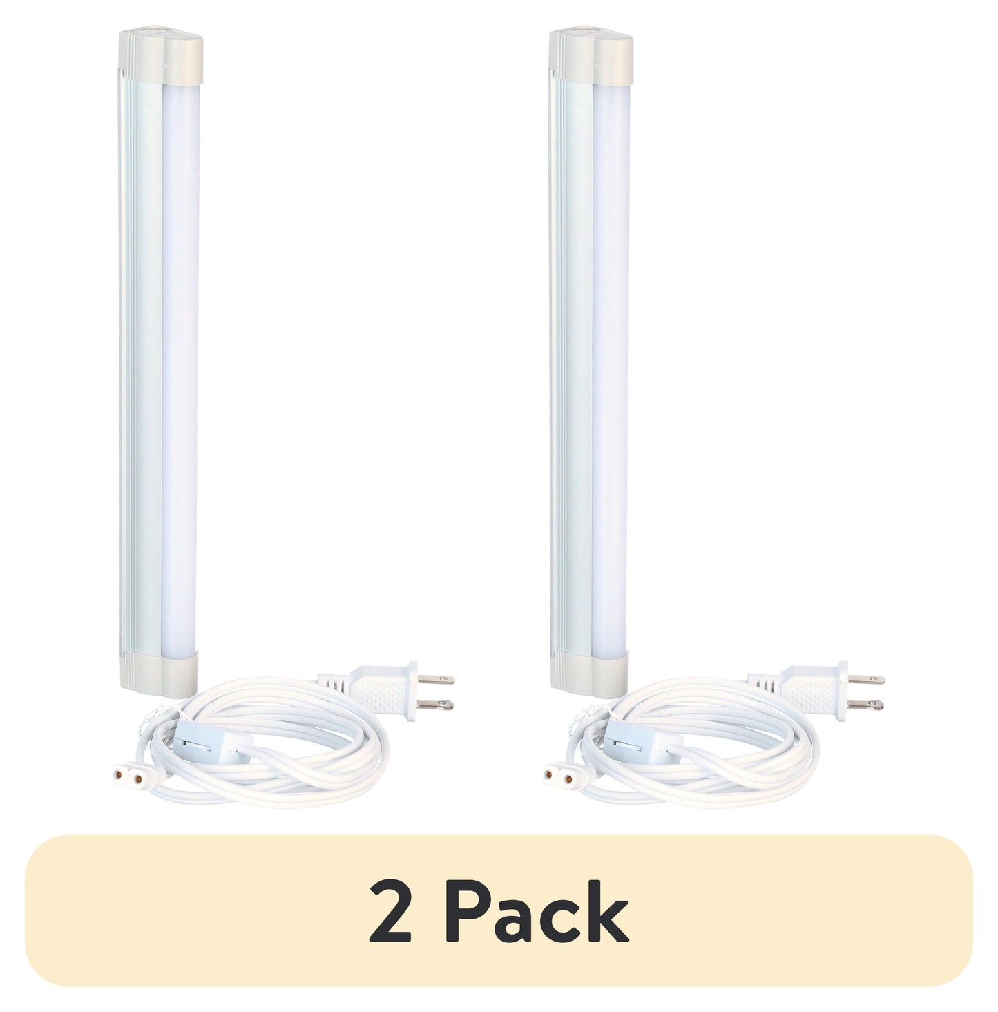 (2 pack) Hyper Tough 700 Lumen 12" LED Under Cabinet Light, Linkable