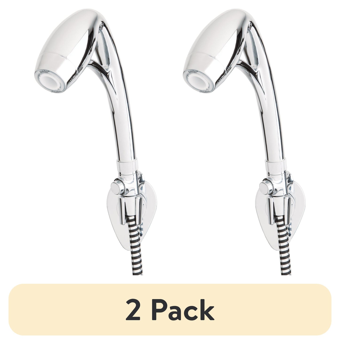 (2 pack) Oxygenics BodySpa RV 2-Setting Chrome Handheld Shower Head with 60-inch Hose
