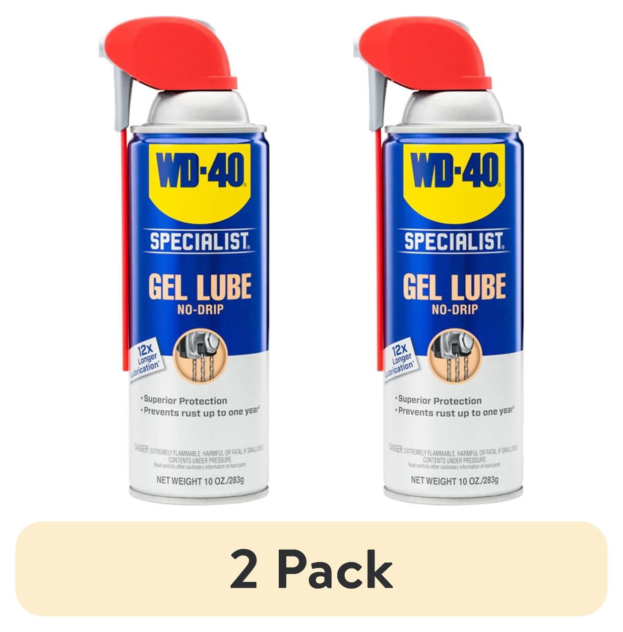 (2 pack) WD-40 Specialist No-Drip Gel Lubricant, 10 oz