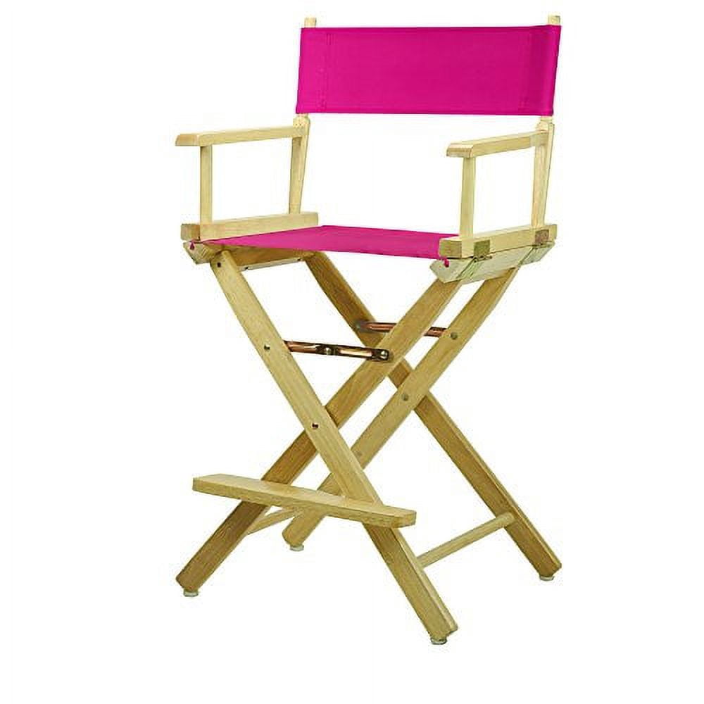 "24" Director's Chair Natural Frame-Magenta Canvas"