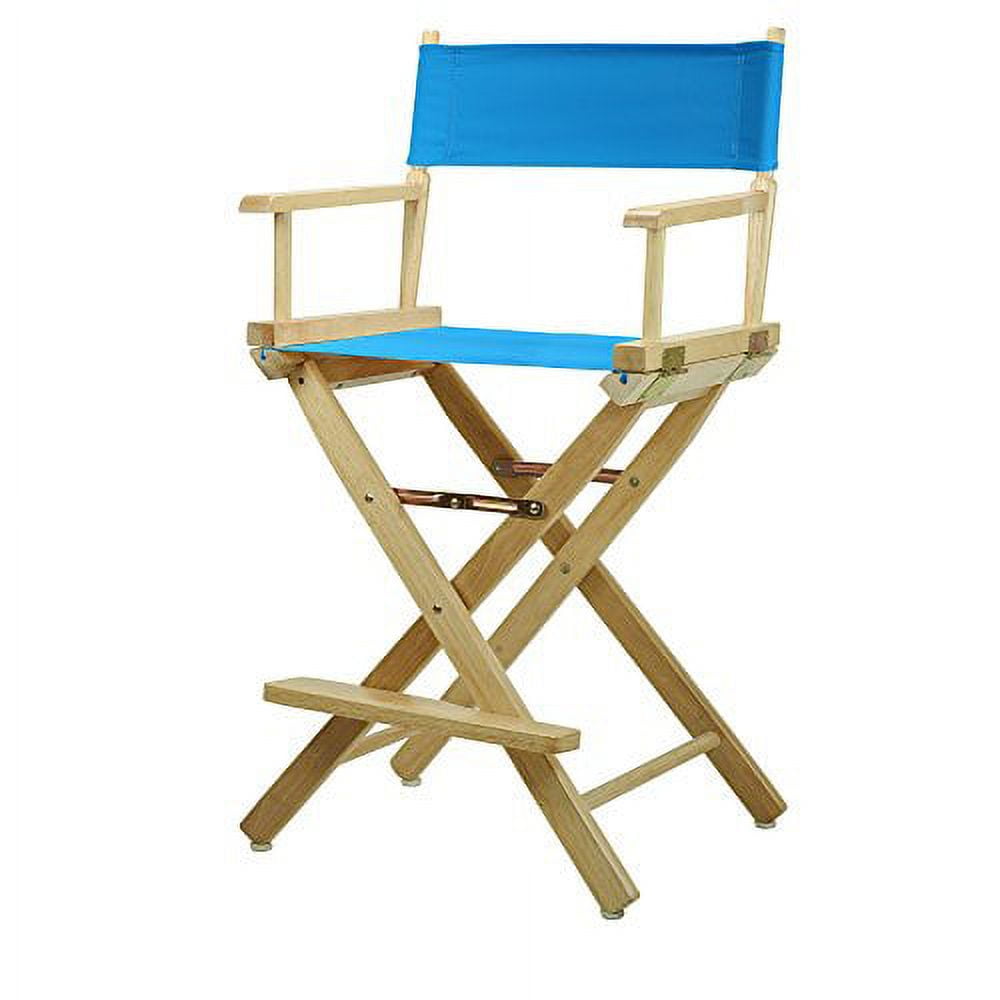 "24" Director's Chair Natural Frame-Gray Canvas"