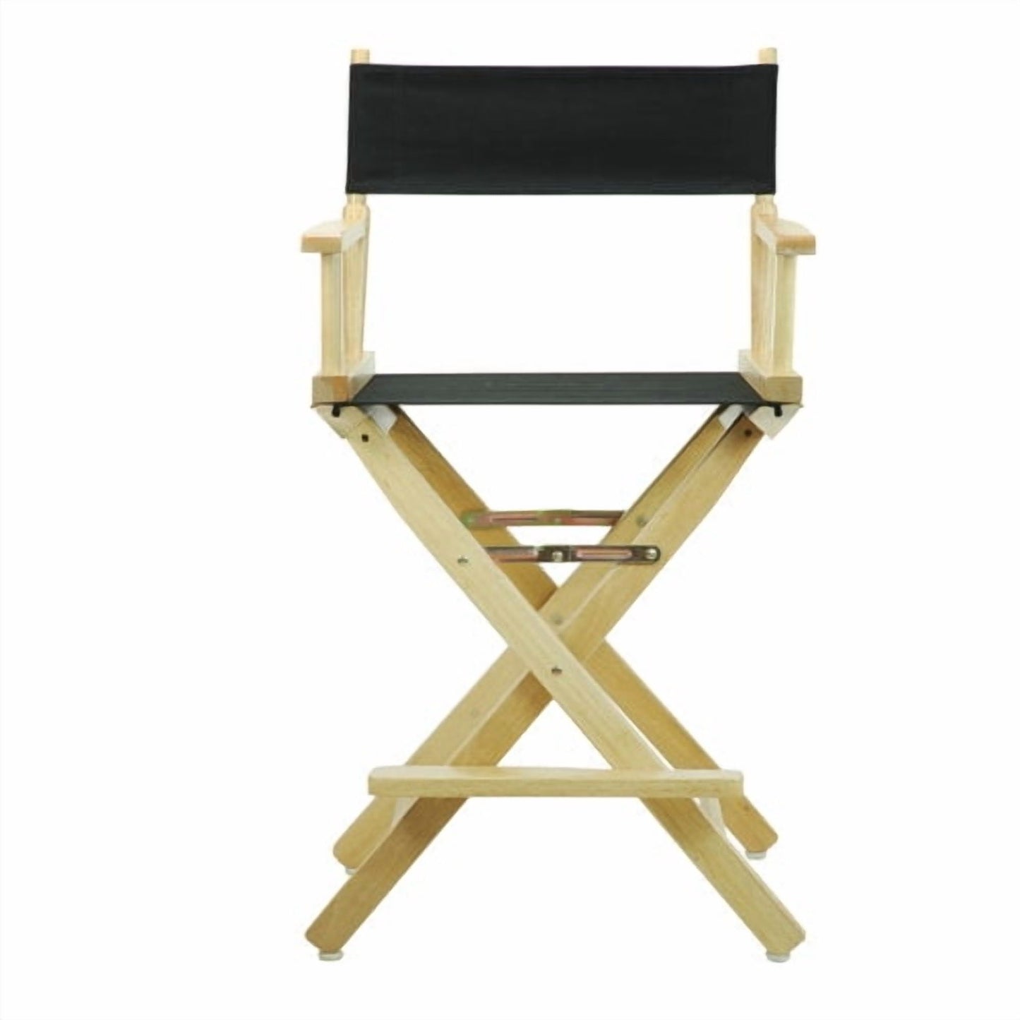 Casual Home 30" Director's Chair Natural Frame-Turquoise Canvas