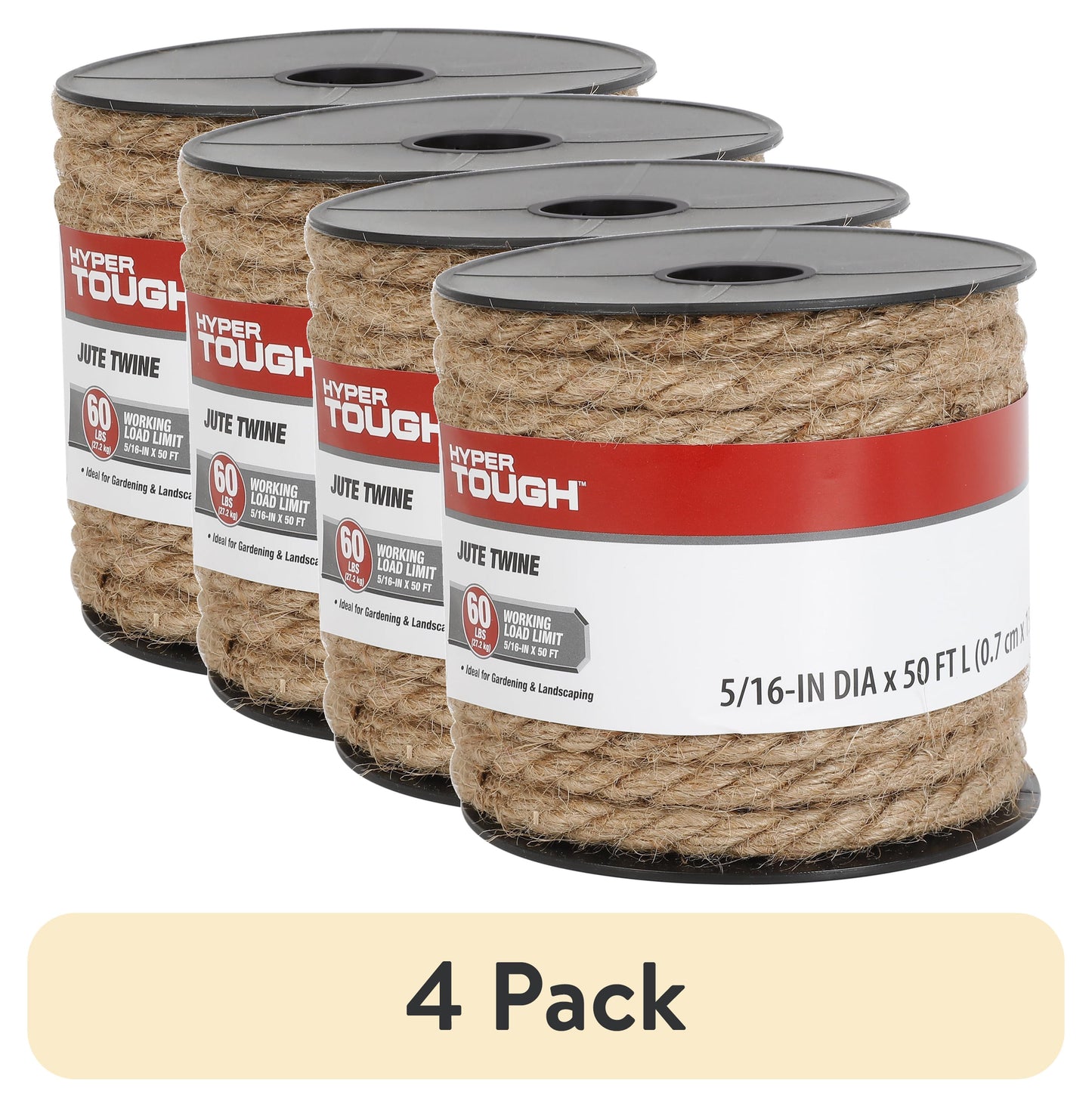 Hyper Tough 5/16 in x 50 ft Jute Twine