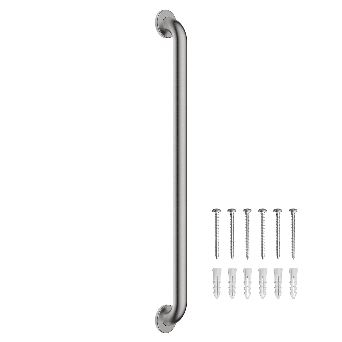 Design House 42" Commercial Safety Grab Bar, Polished Stainless Steel