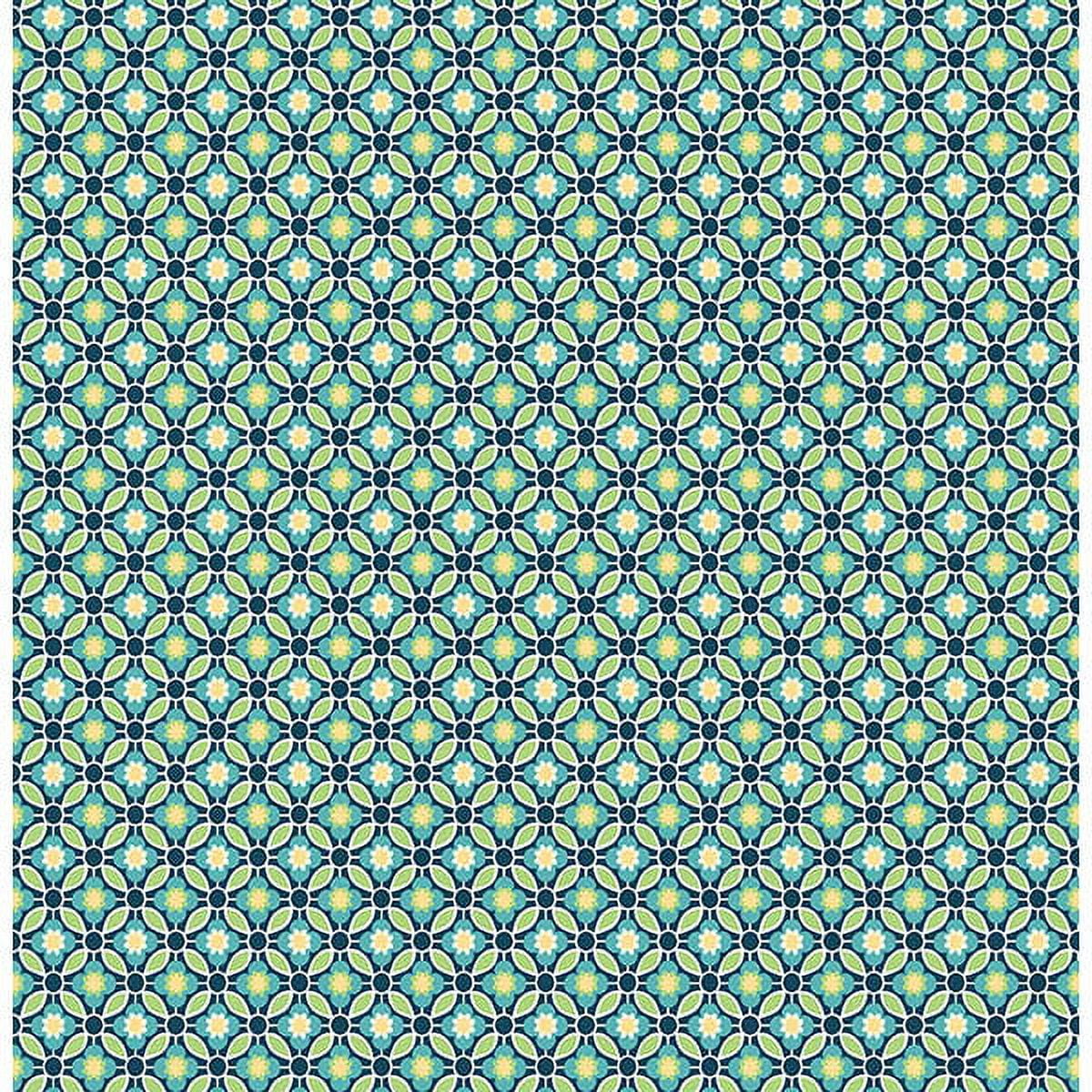 A-Street Prints Audra Blue Floral Wallpaper