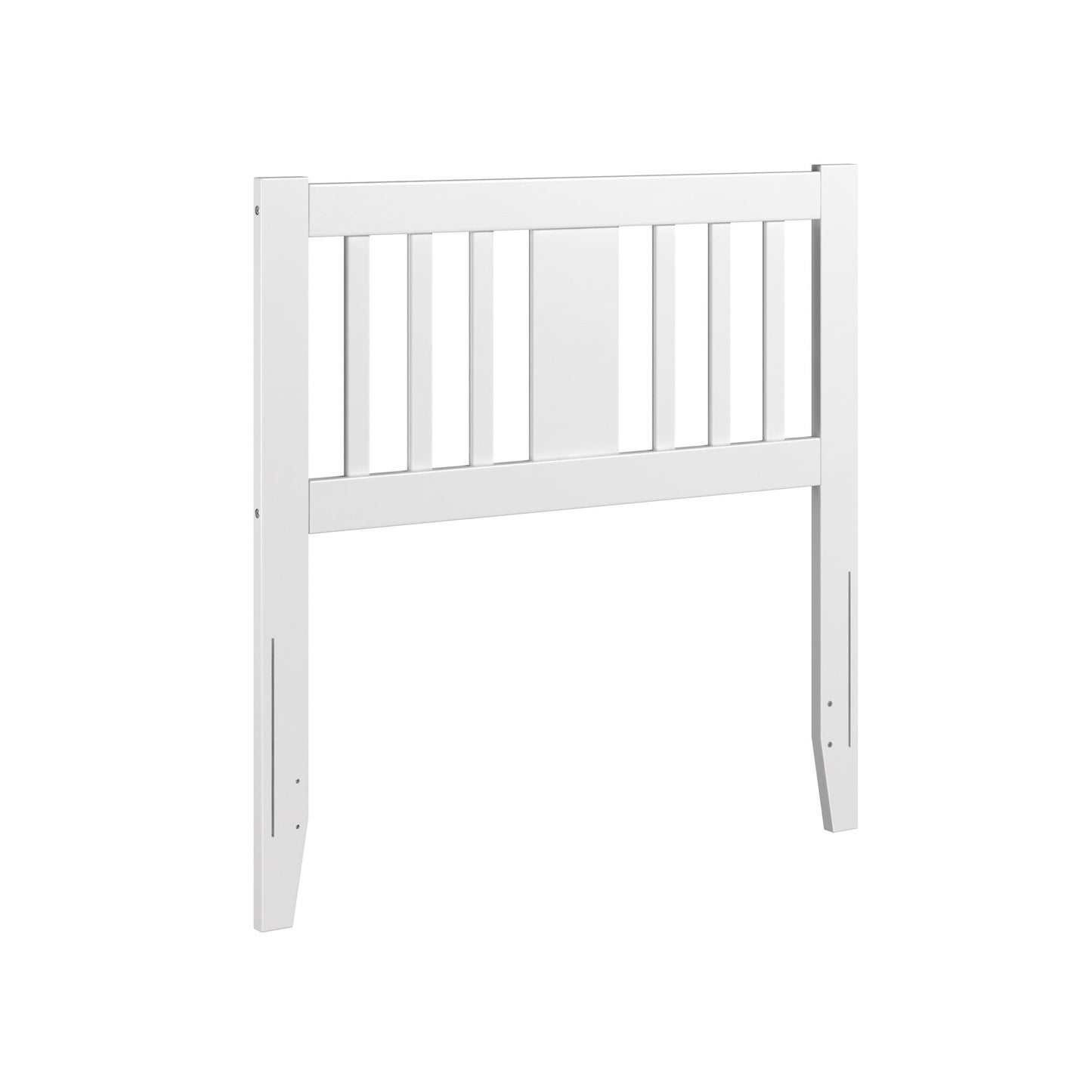 AFI Finley Twin Slatted Wood Headboard, White