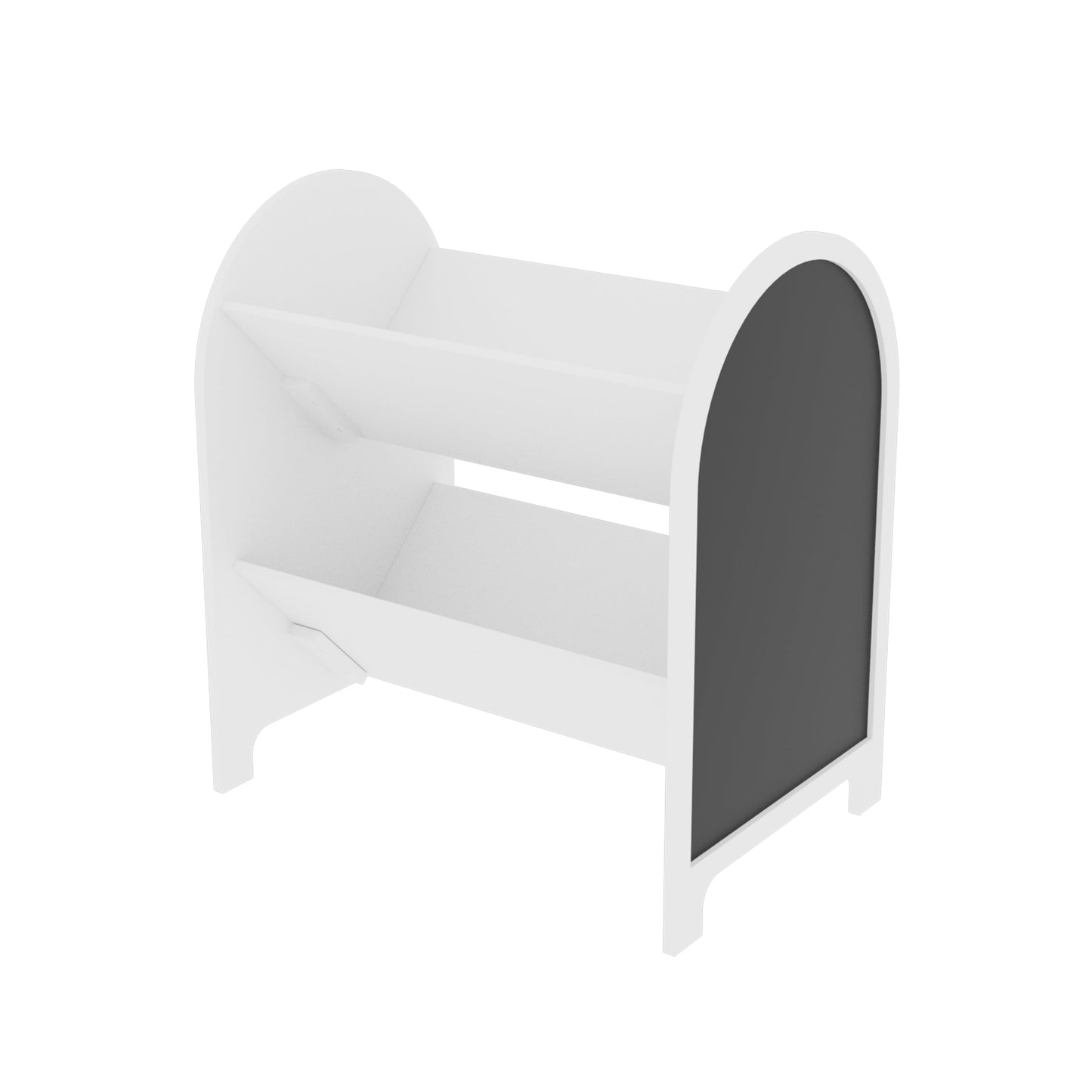 House of Happy Arched Storage Unit, White for Kids Classroom, Kids Playroom or Kids Bedroom