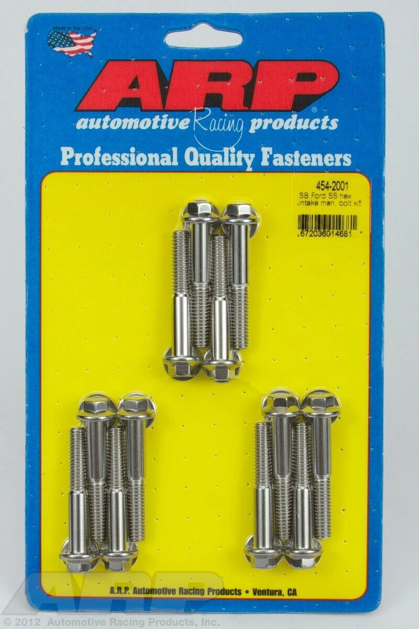 ARP INC. 454-2001 SB FORD SS HEX INTAKE MANIFOLD BOLT KIT