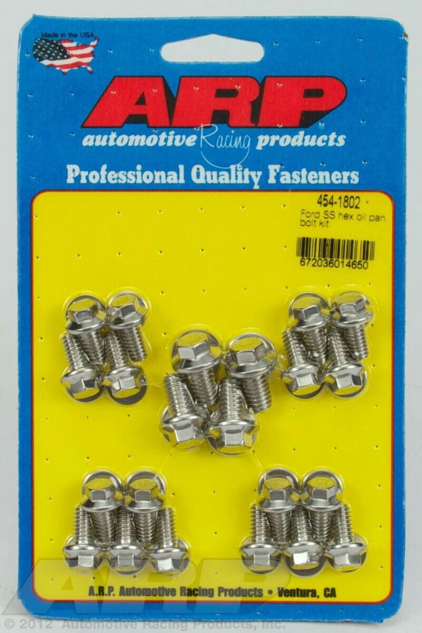 ARP 4541802 Stainless 300 Hex Oil Pan Bolt Kit