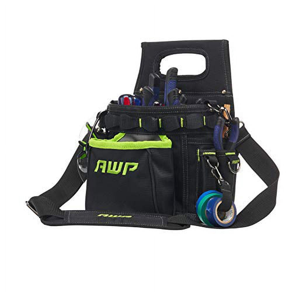 AWP TrapJaw 3-in-1 Electrician Tool Pouch, 9" W x 13" H - L-72708-1