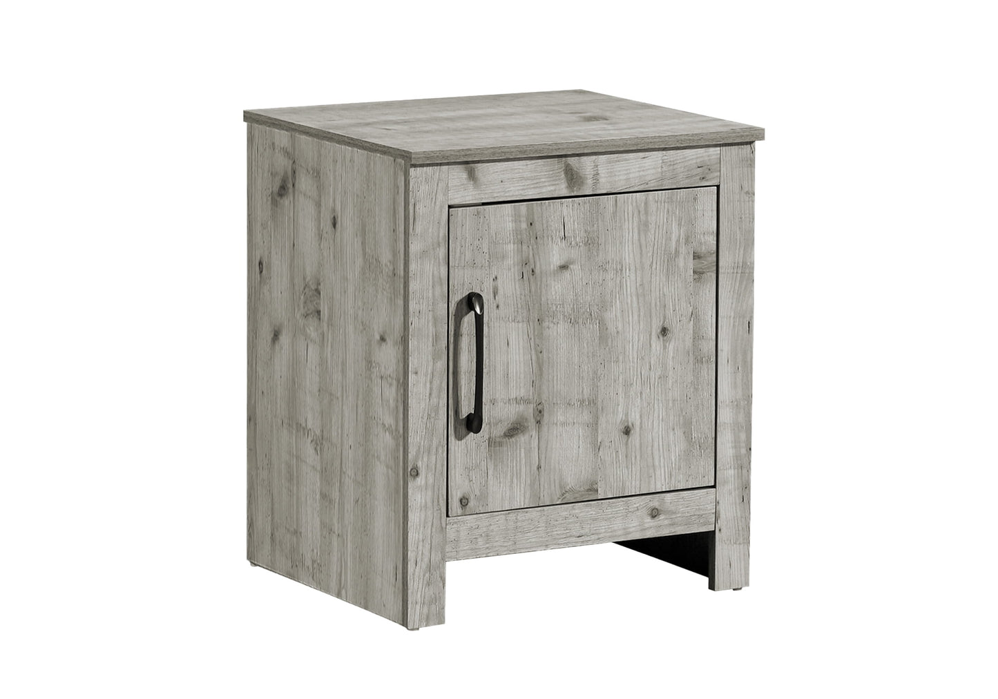 Accent Table - 22"H - Side - Storage - Nightstand - Living Room - Bedroom - Gray