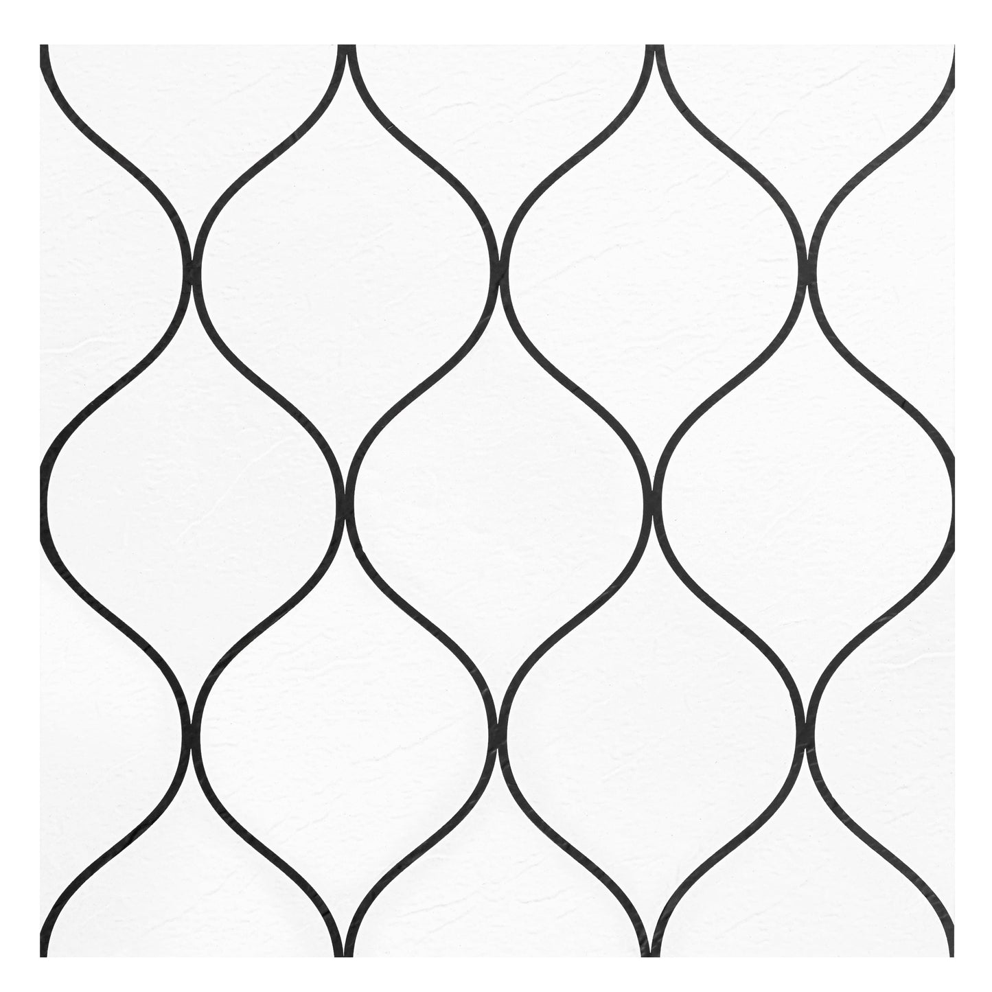 Achim Retro 12" x 12" 1.5mm Peel & Stick Vinyl Floor Tiles, 20 Tiles/20 sq. ft., Scallop
