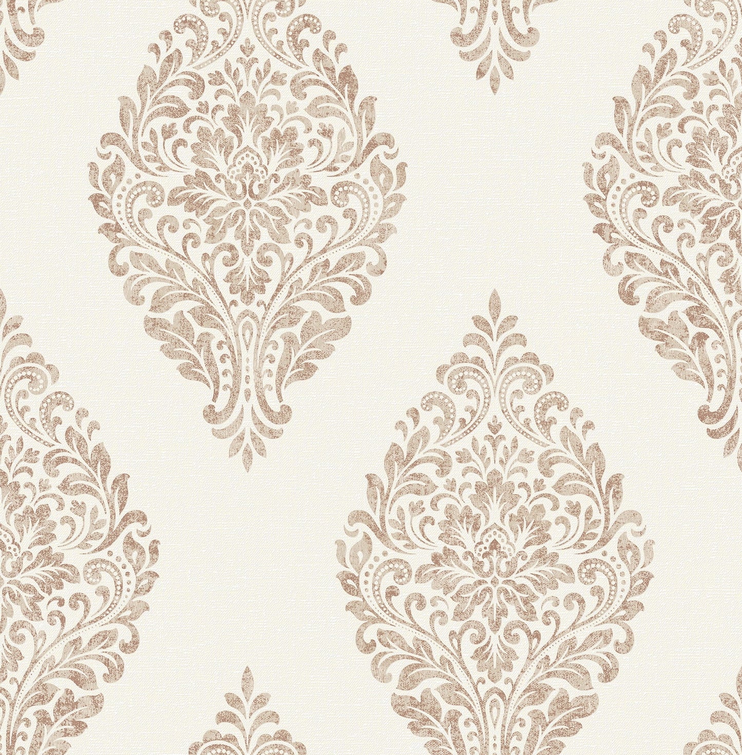 Advantage Gillian Copper Medallion Wallpaper