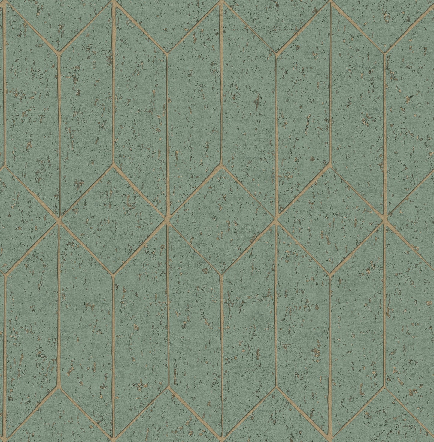 Advantage Hayden Mint Concrete Trellis Wallpaper