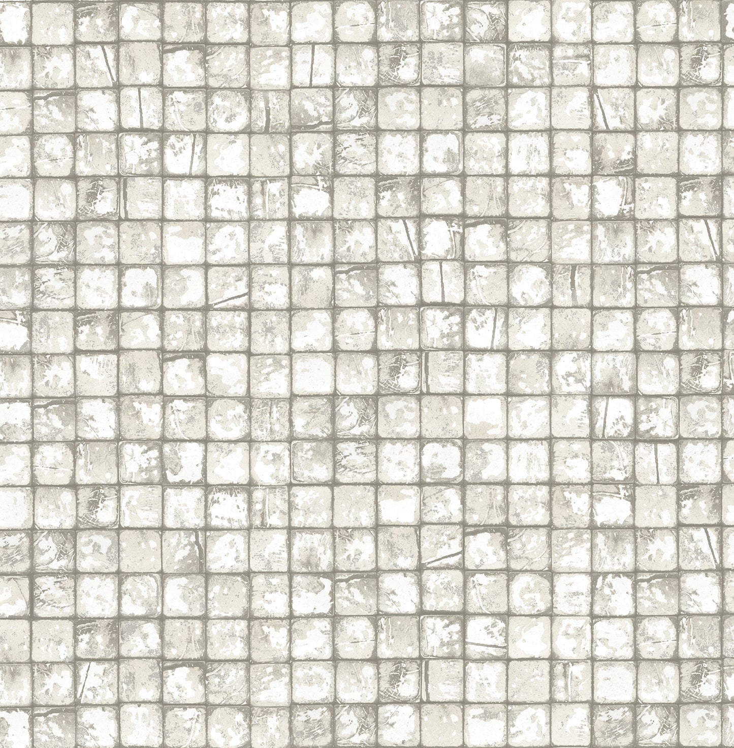 Advantage Kingsley Off White Tiled Wallpaper