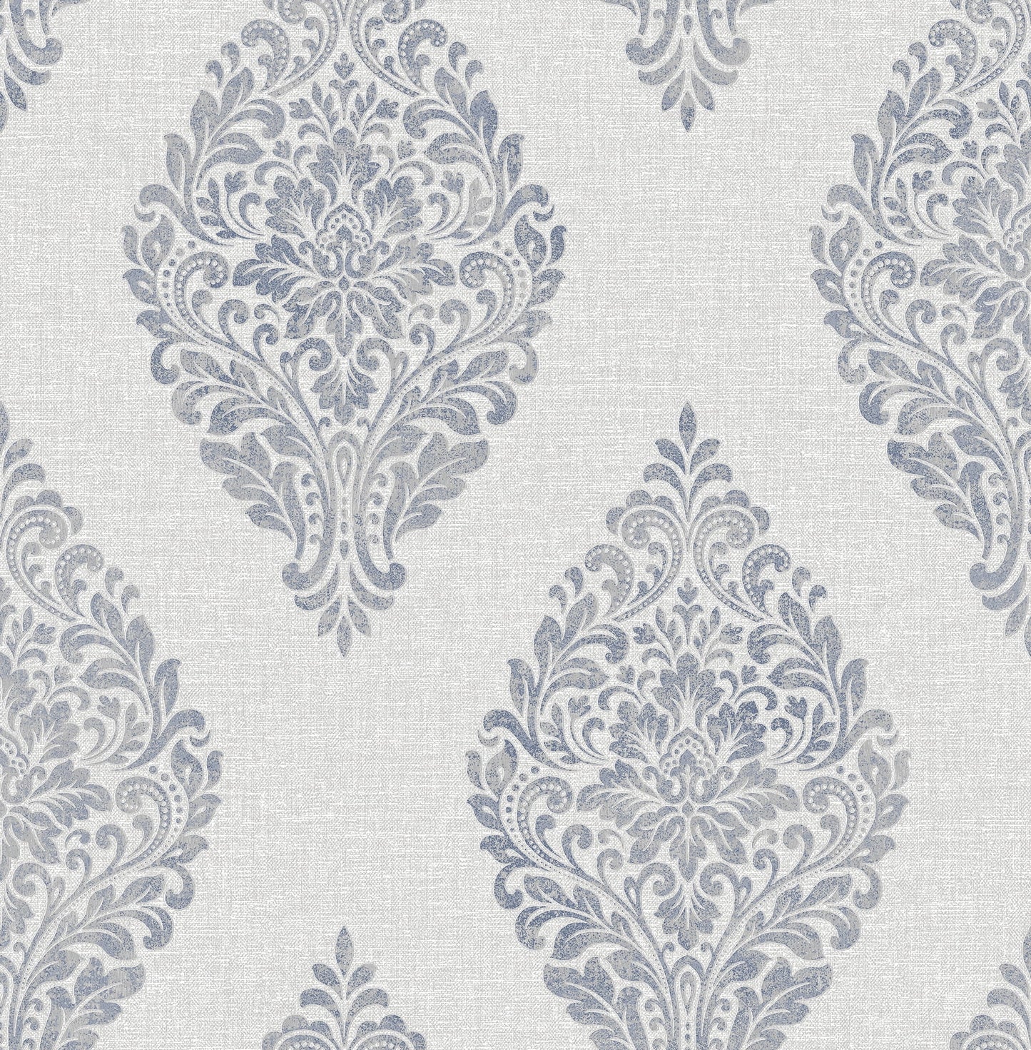 Advantage Pascale Light Grey Medallion Wallpaper