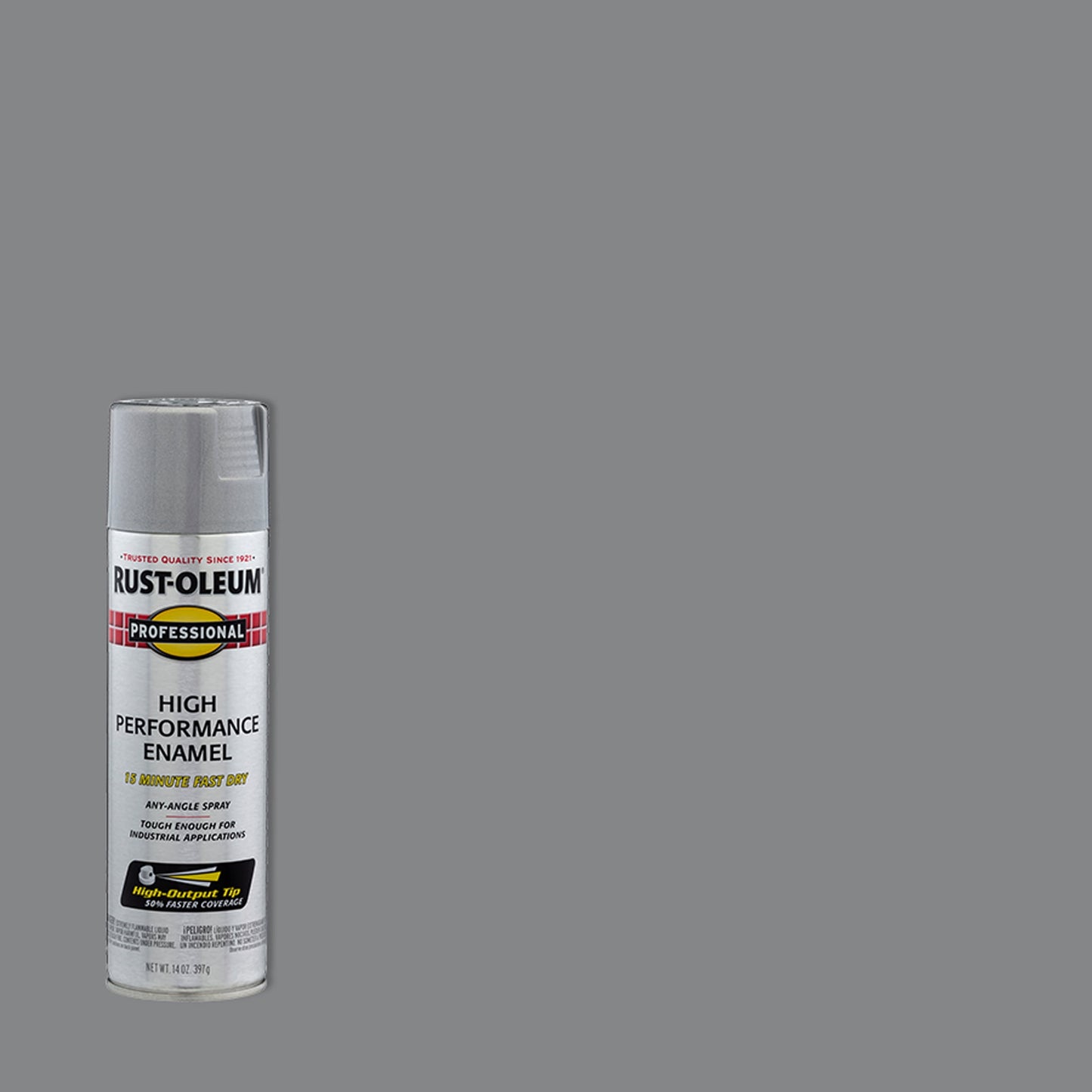 6 Pack, Aluminum, Rust-Oleum Professional High Performance Gloss Enamel Spray Paint-7515838, 15 oz