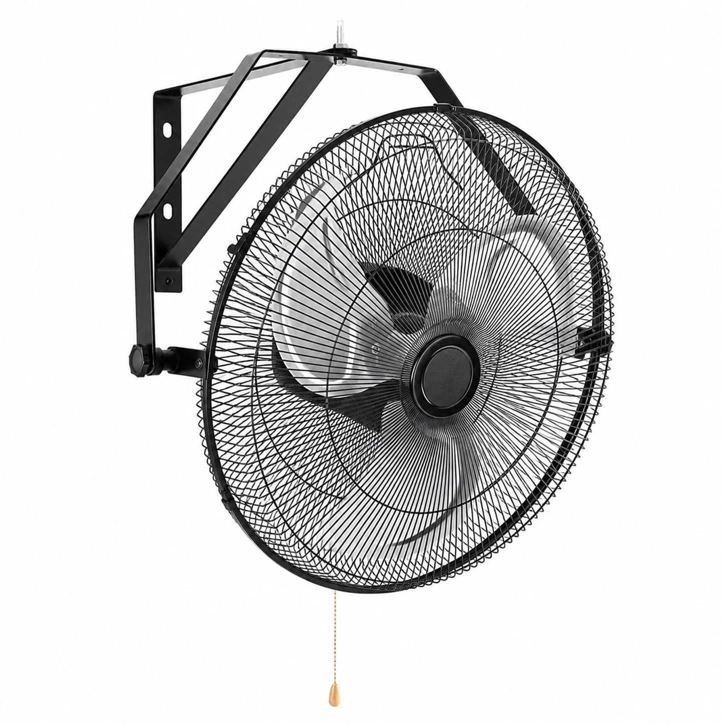 Alvantor 18"/20" Industrial Wall Mount Fan, 3-speed IP44 Waterproof Fan, Max. 3400 CFM Wall Mounted for Outdoor, Commercial, Residential, Greenhouse, Workshop, Patio, High Velocity