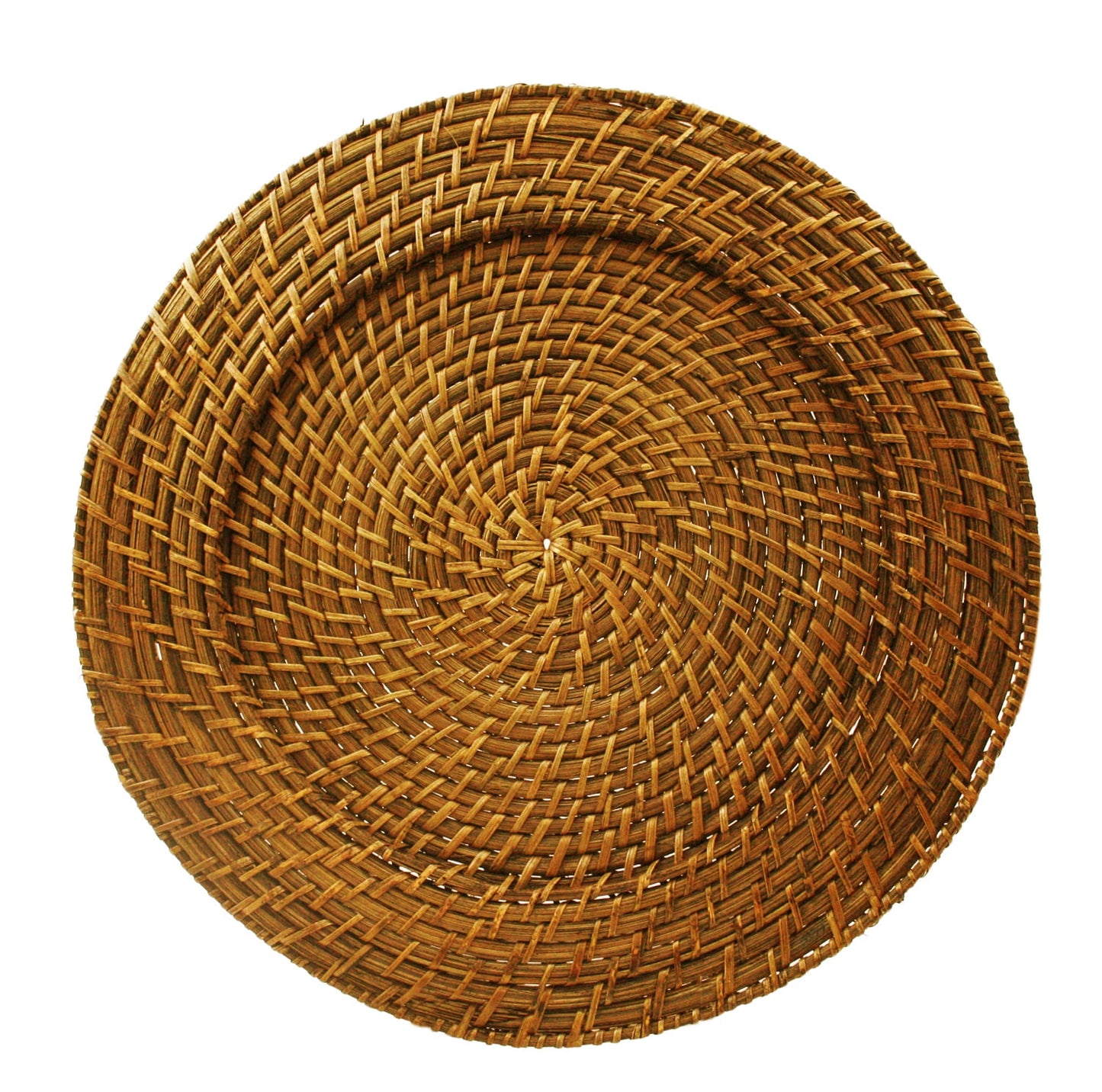 American Atelier Harvest Rattan 13-Inch Round Chargers Set of 4
