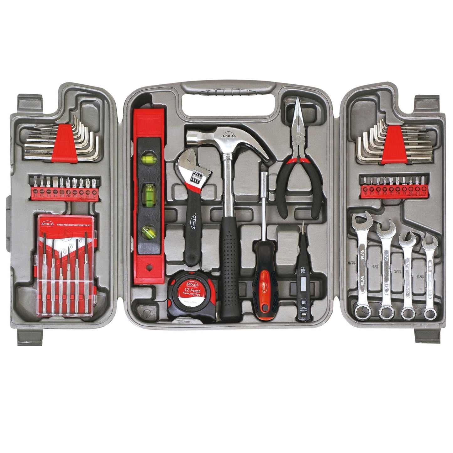 APOLLO TOOLS 53 Piece Household Tool Kit - DT9408