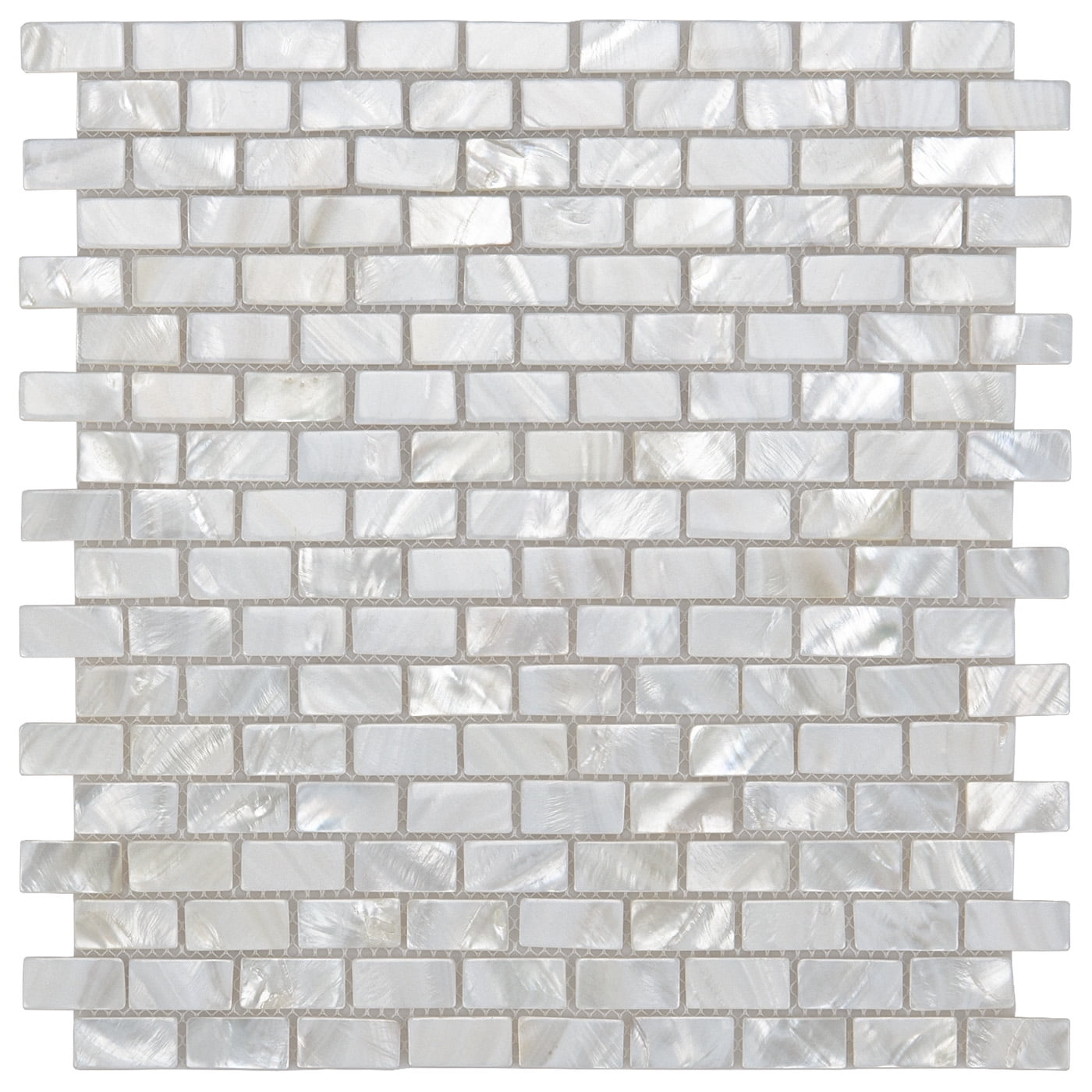 Art3d 12" x 12" 1 Piece Mother of Pearl Shell Mosaic Backsplash Tile for Kitchen, Bathroom Walls