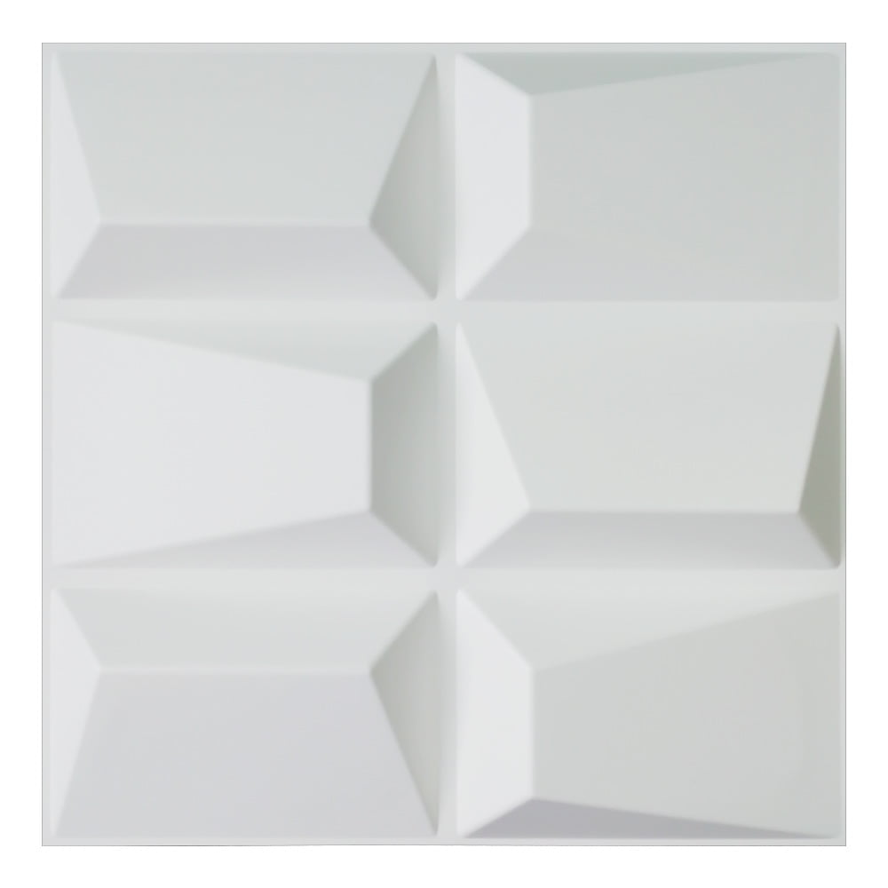 Art3d Brick Design 19.7 in. x 19.7 in. PVC 3D Wall Panel (12-Pack)