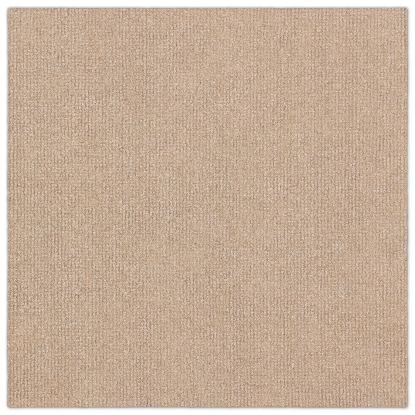 Asheville Rib Beige Residential 18 in. x 18 in. Peel and Stick Carpet Tile Square 27 sq. ft. 12 Tiles Per Box