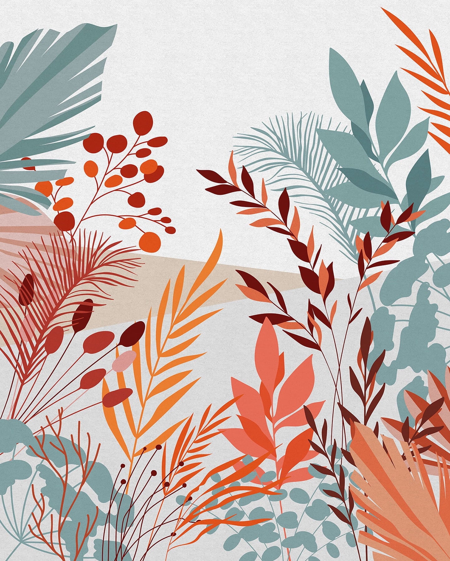 Aspiring Colours Wall Mural