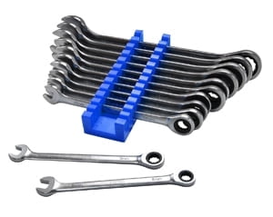 Astro Pneumatic Tool AO71012 8-19 mm Super-Thin Ratcheting Wrench Set - 12 Piece