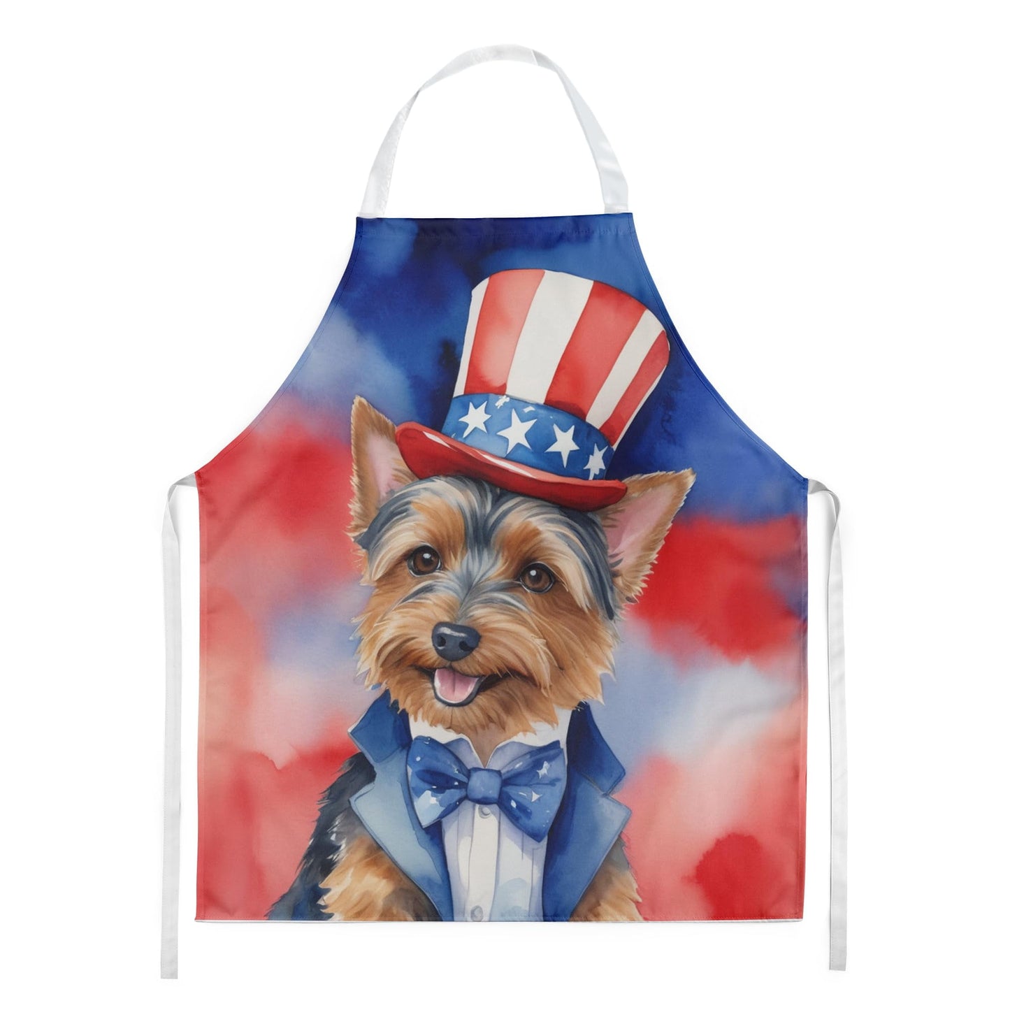 Australian Terrier Patriotic American Apron 27 in x 30 in