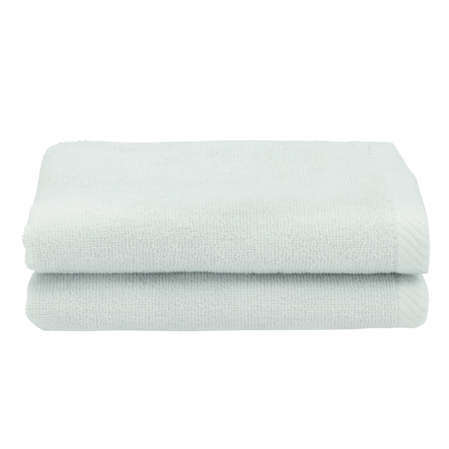 Authentic Hotel and Spa 100% Turkish Cotton Ediree Fingertip Towels - Set of 2 Aqua