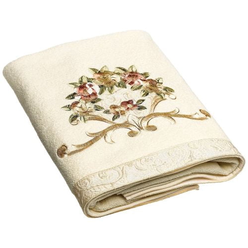 Avanti® Rosefan Bathroom Collection, Natural, Fingertip Towel