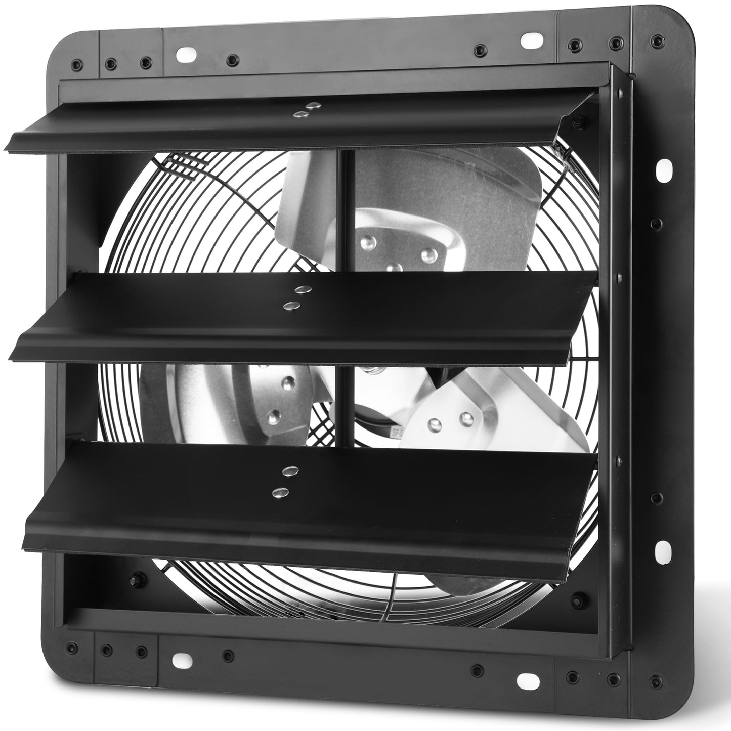 Avobird 12 inch Exhaust Fan With EC Motor 1400 CFM,Automatic Shutter with Thermostat & Humidity controller for Attic Greenhouse, Shed, Shop, Garage