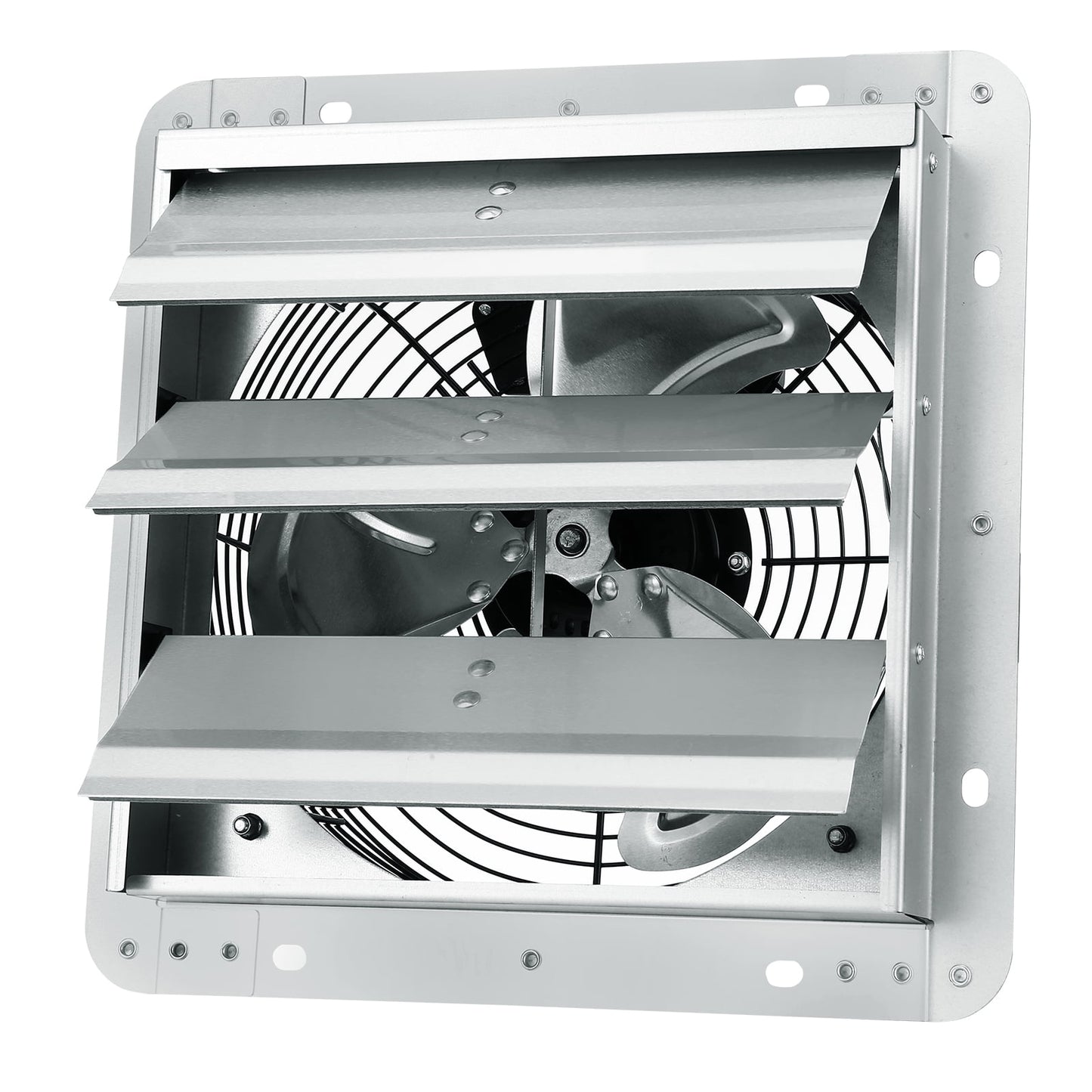 VEVOR Shutter Exhaust Fan Shop Exhaust Fan 10'' Wall Mounted Aluminum 820 CFM