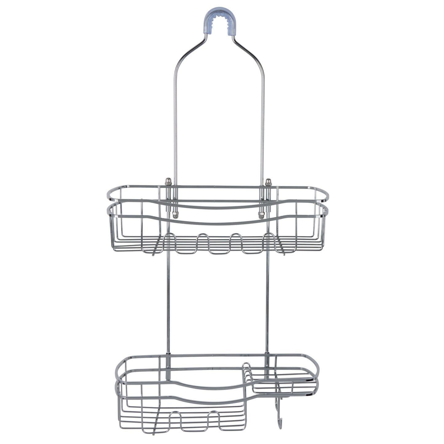 Bath Bliss Ultimate Adhesive Shower Caddy in Chrome