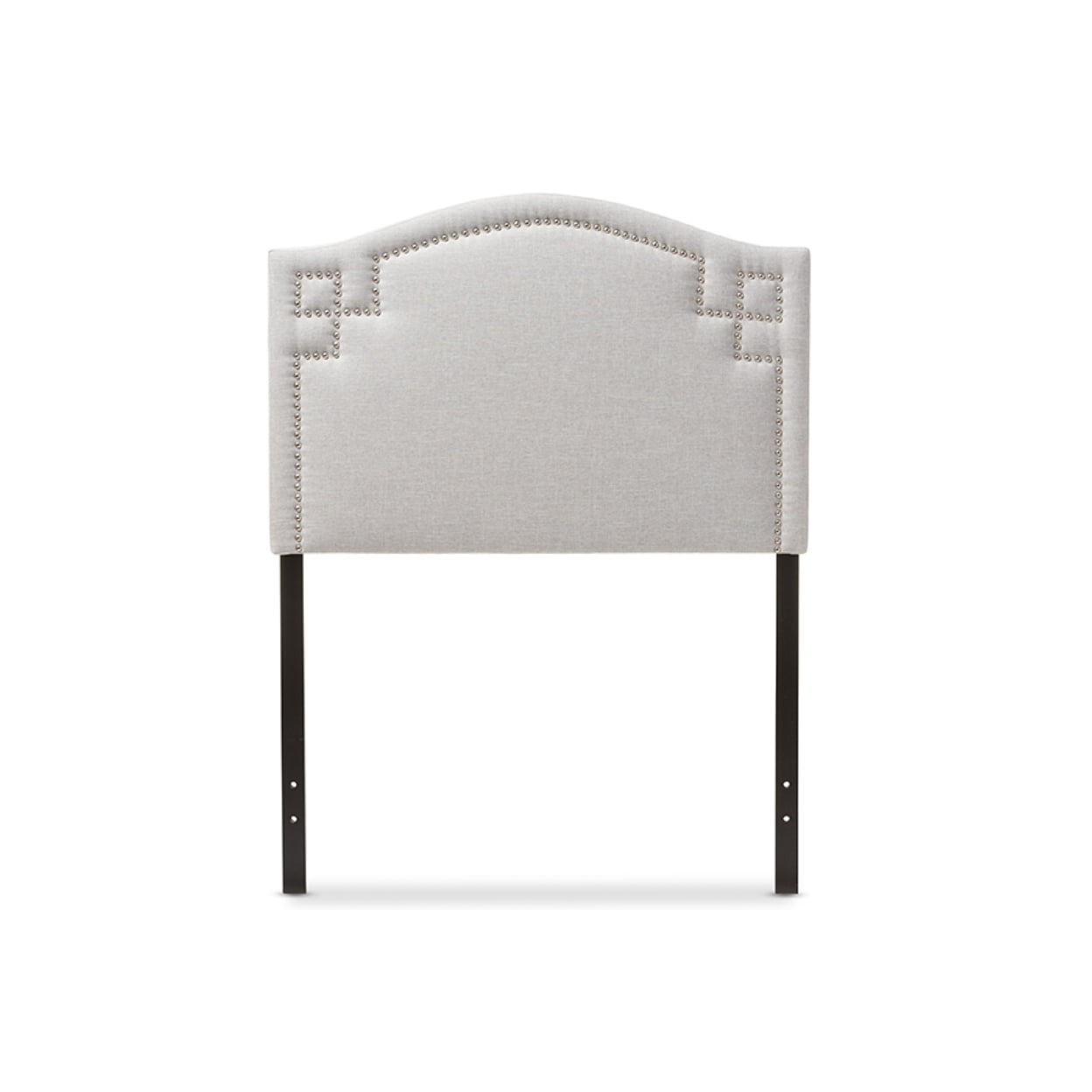 Aubrey Upholstered Queen Headboard in Dark Gray