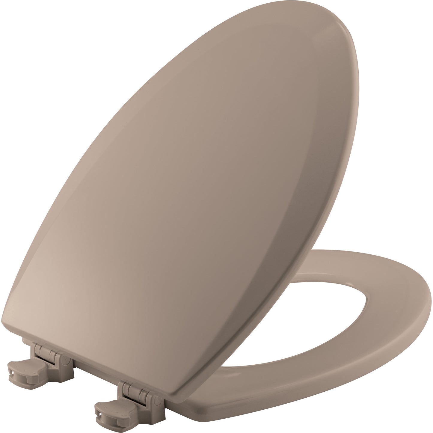 Bemis 1500EC068 Elongated Closed Front Toilet Seat with Cover,Fawn Beige