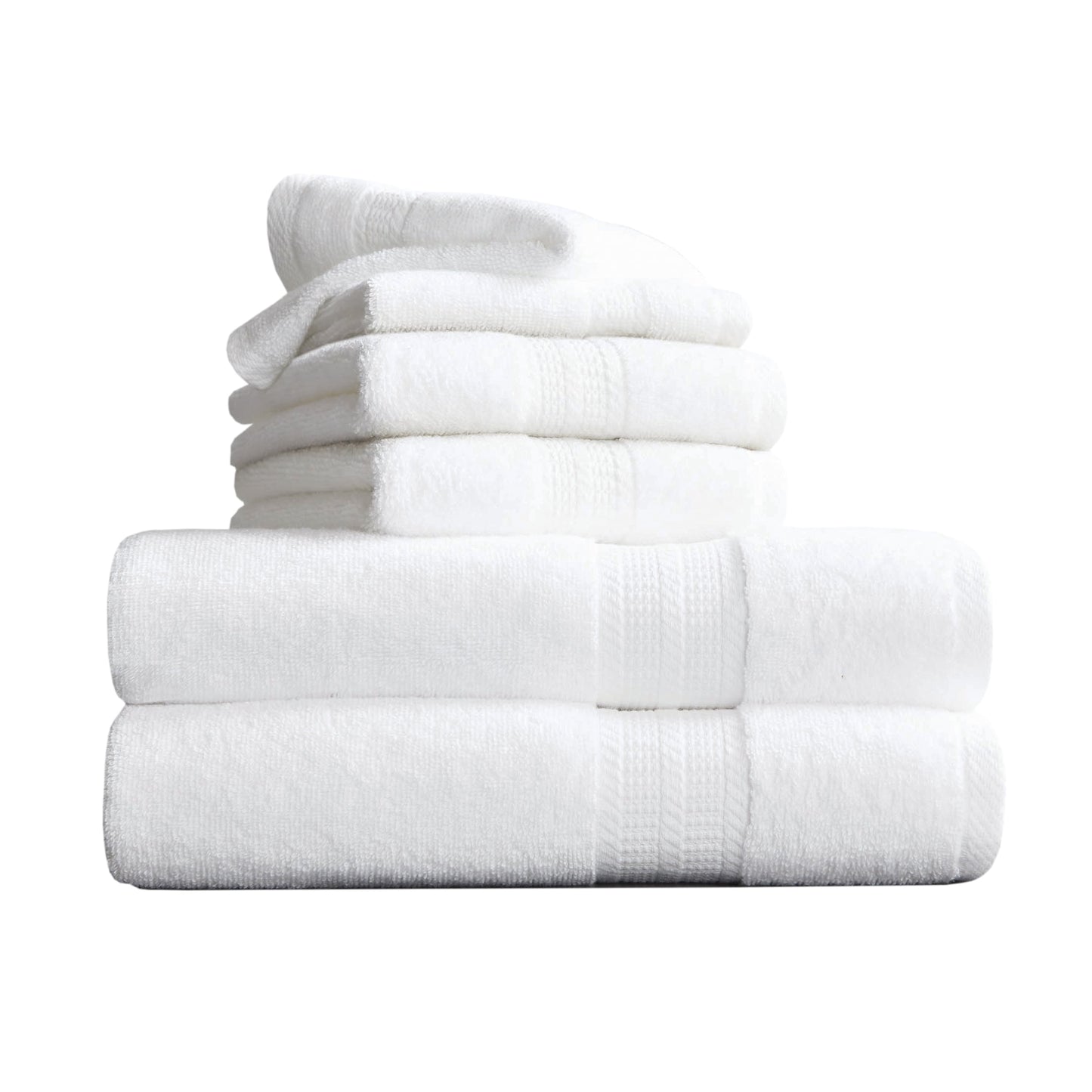 Better Homes & Gardens 6-Piece Bath Set, Solid White
