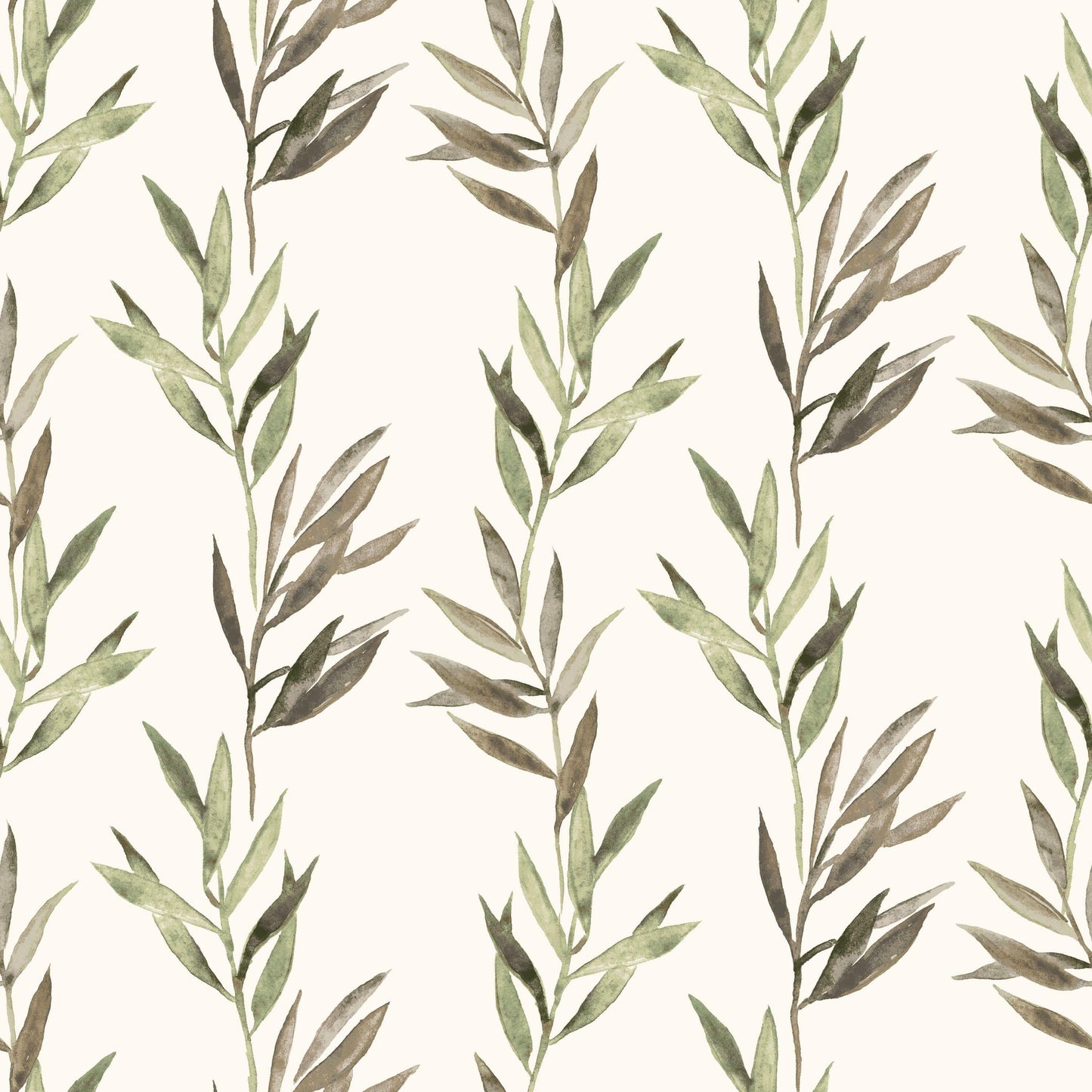 Better Homes & Gardens Green Peel & Stick Wallpaper, Scalata Branches, 18" x 18.86'