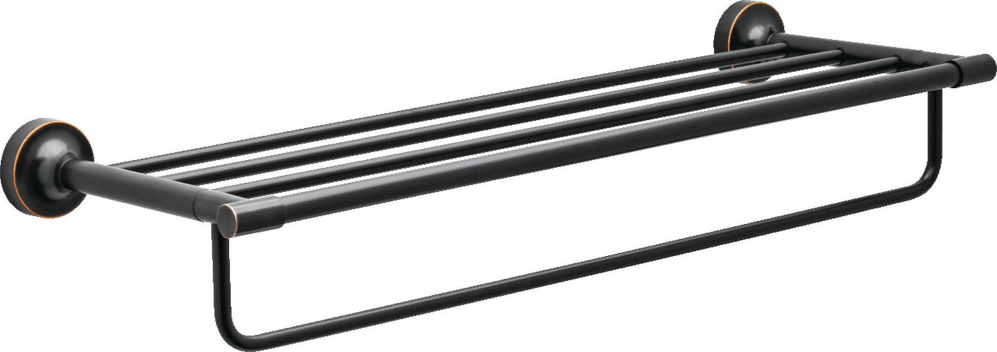 Better Homes & Gardens Holbrook 24" Towel Rack with Item Storage, Oil Rubbed Bronze
