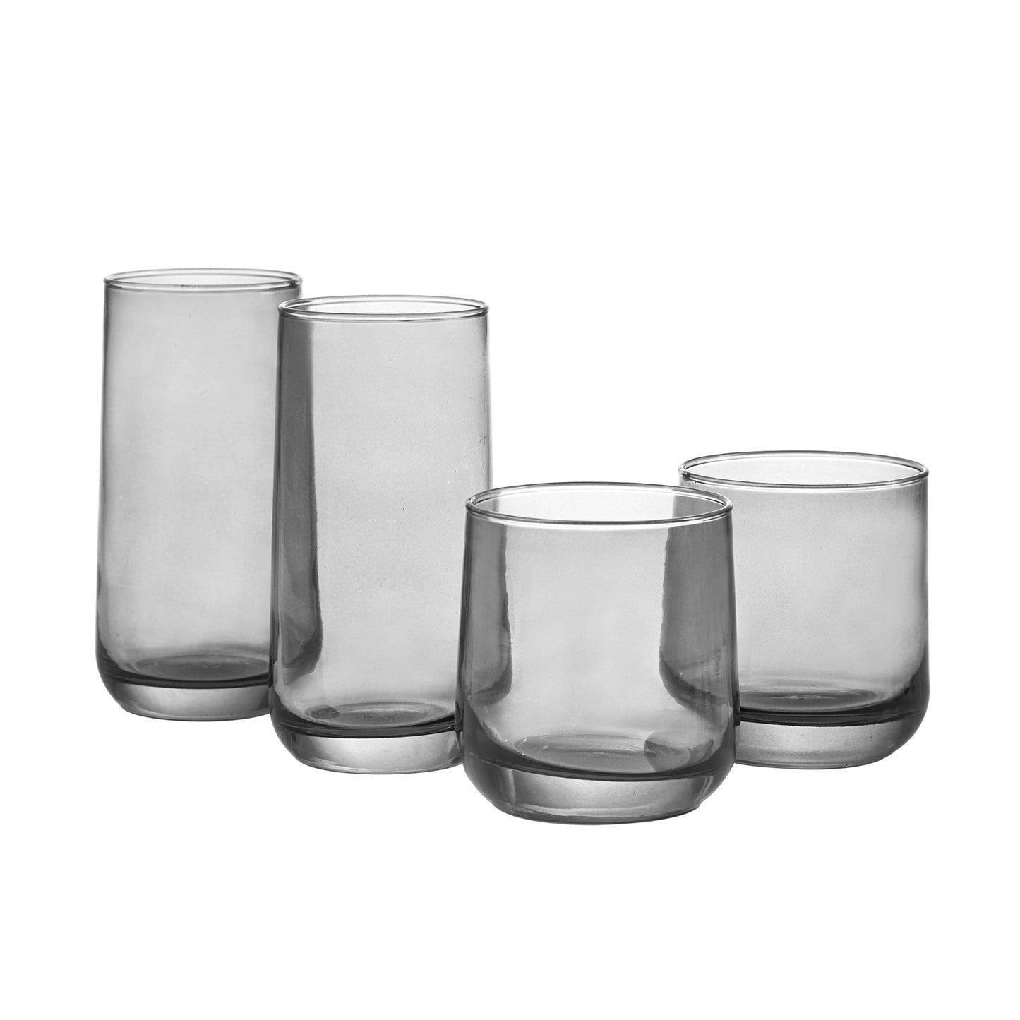 Better Homes & Gardens Josie 16-Piece Smoke Drinkware Set