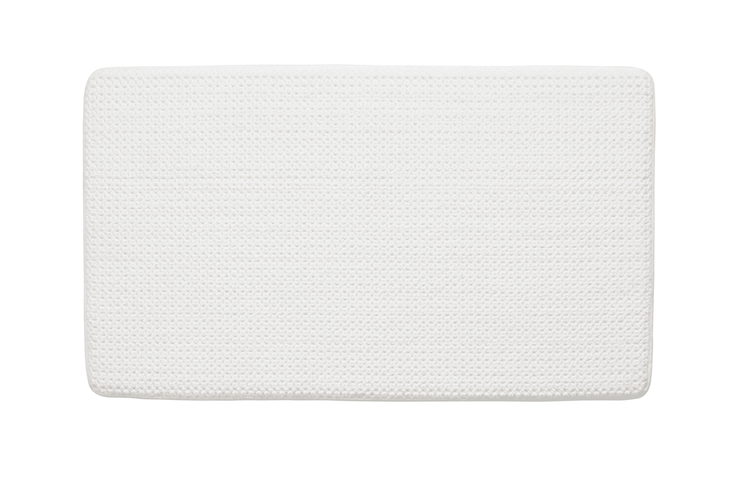 Better Homes & Gardens Signature Soft Cotton Memory Foam Bath Rug, Arctic White, 20" x 34"