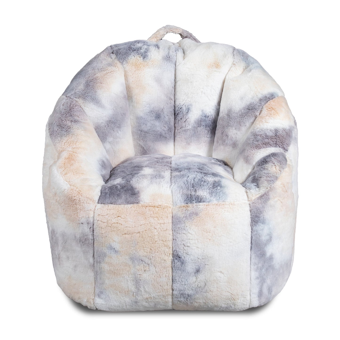 Big Joe Joey Bean Bag Chair, Plushie, Kids/Teens, 2.5ft, Indigo Tie Dye