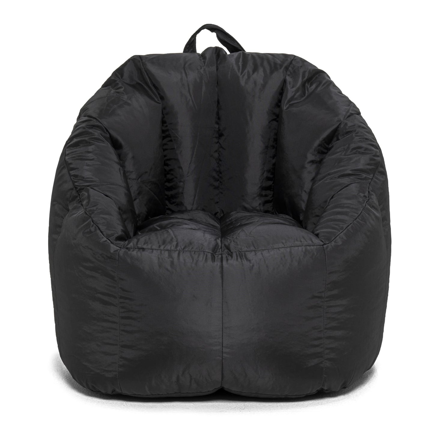 Big Joe Joey Bean Bag Chair for Kids/Teens, 2.5 ft Smartmax Lounge Chair, Easy-Clean & Lightweight, Black